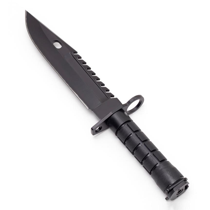 M9 Bayonet Black Laminate Blade Labz