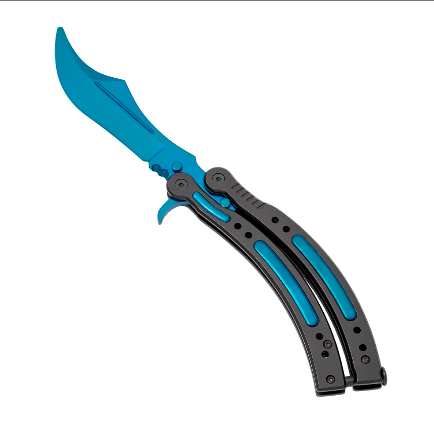 Butterfly Knife ★ | Blue Steel