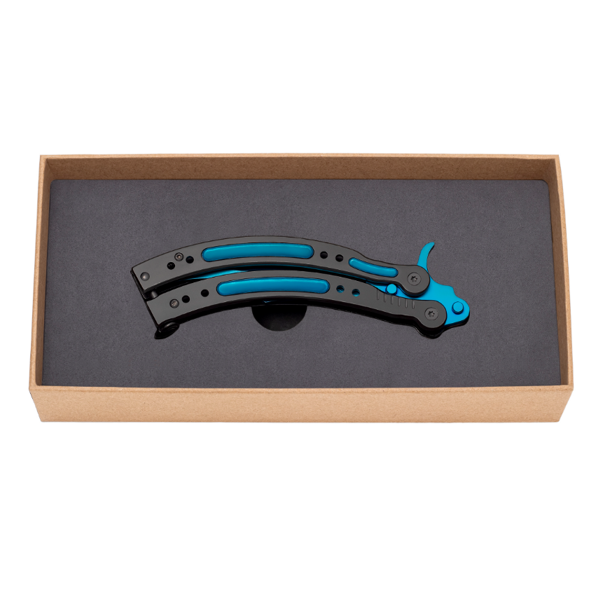 Butterfly Knife ★ | Blue Steel